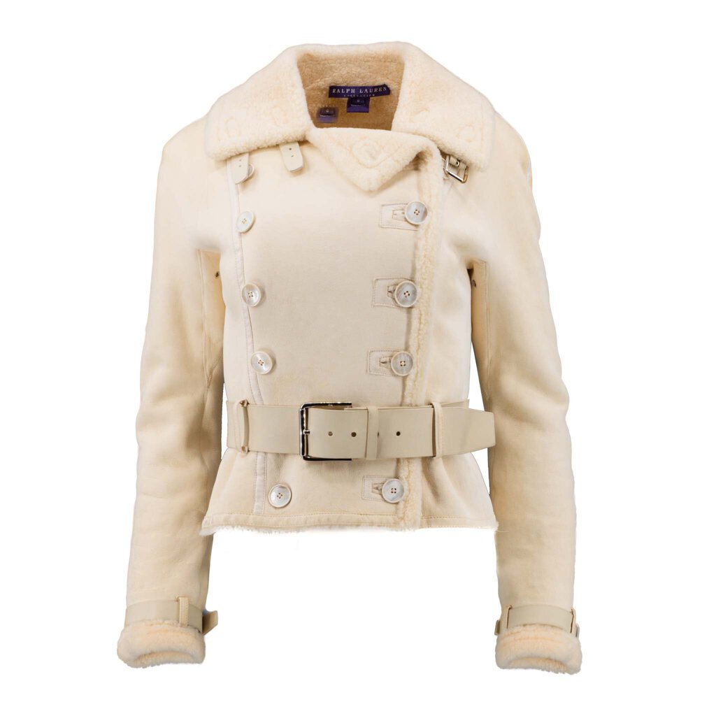 Belted Lamb Shearling Jacket