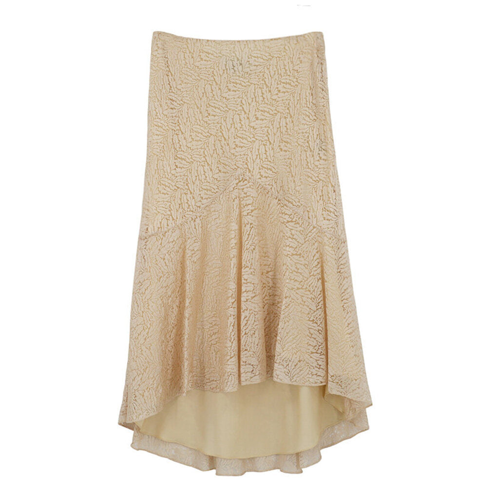 Sheen Lace Midi Skirt with Tags