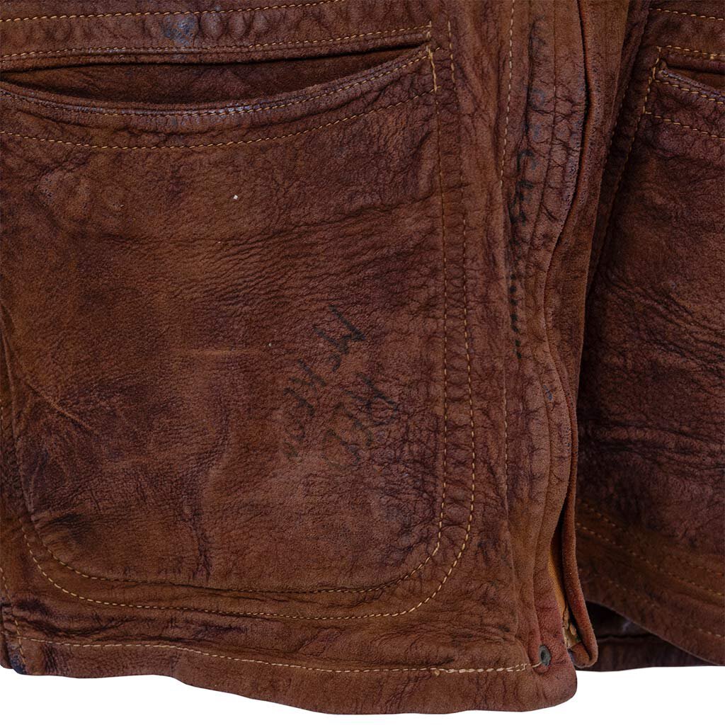 Vintage Leather Vest with Side Buckles