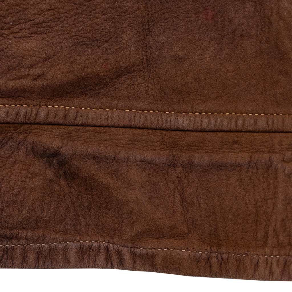 Vintage Leather Vest with Side Buckles