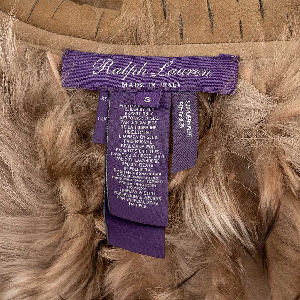 2015 Lamb Shearling Cape with Hood