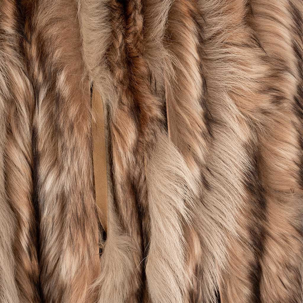 2015 Lamb Shearling Cape with Hood
