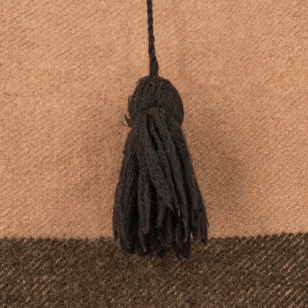 1920s-30s Vintage Hooded Wool Blanket Coat