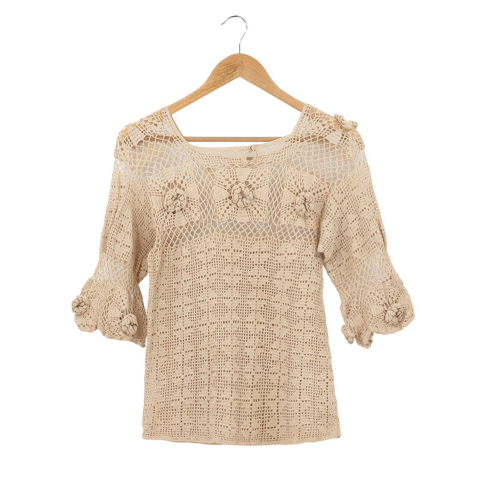 Vintage Crochet Blouse
