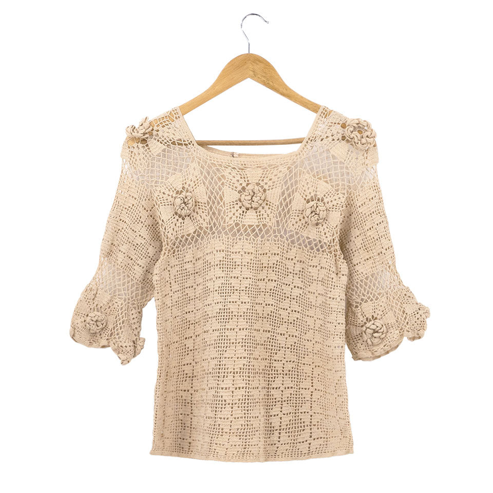 Vintage Crochet Blouse