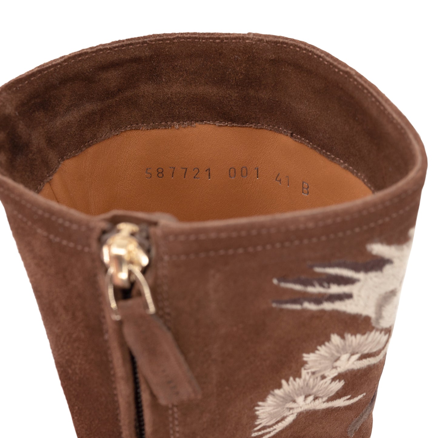 Suede & Fringe Heeled Boot
