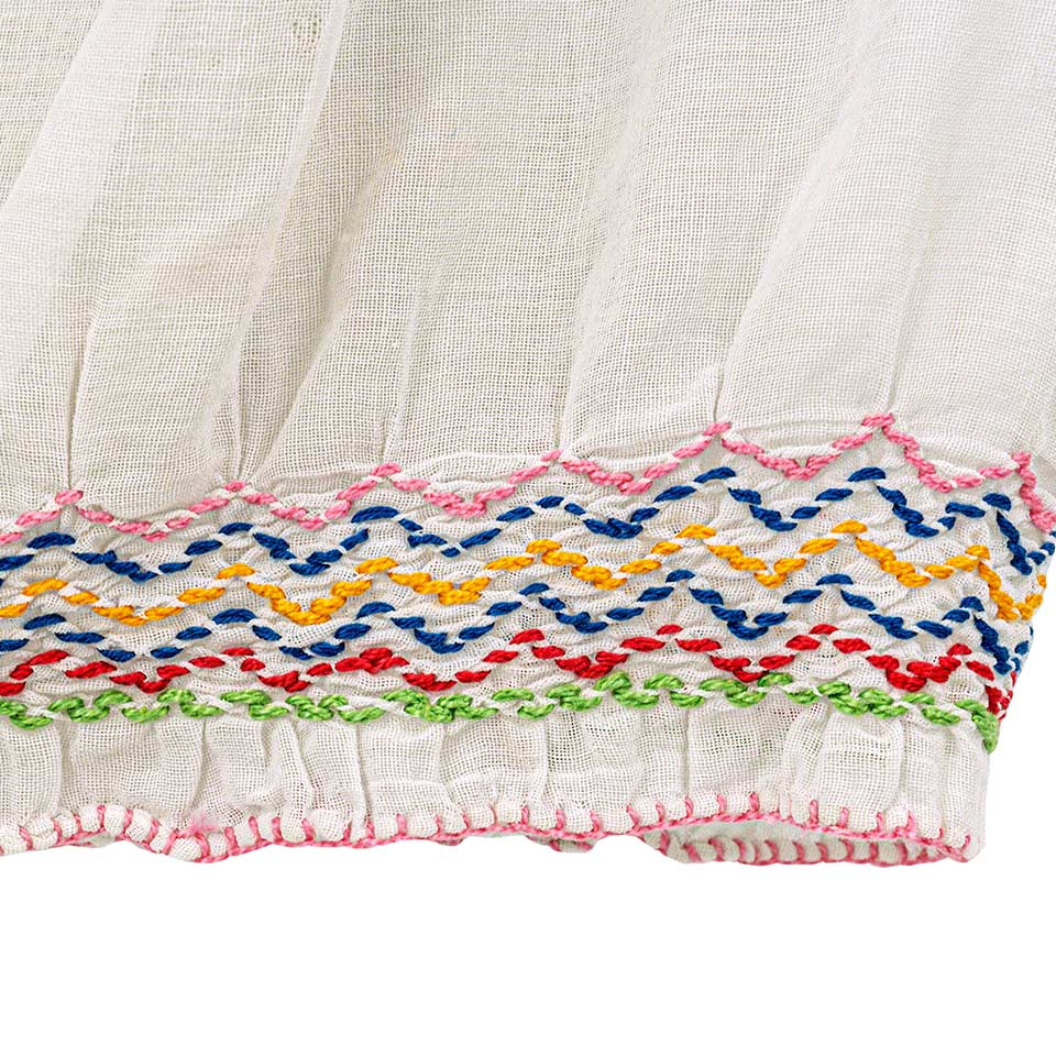 Vintage Hungarian Floral Blouse