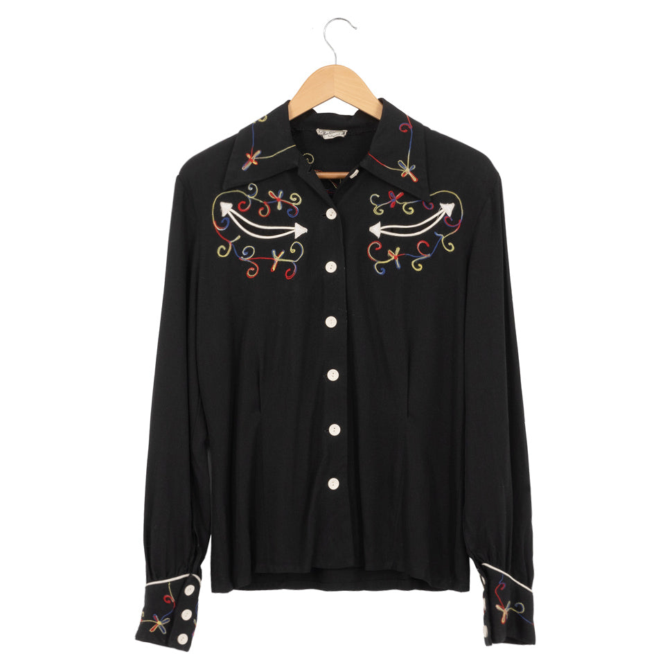 Vintage Western Blouse