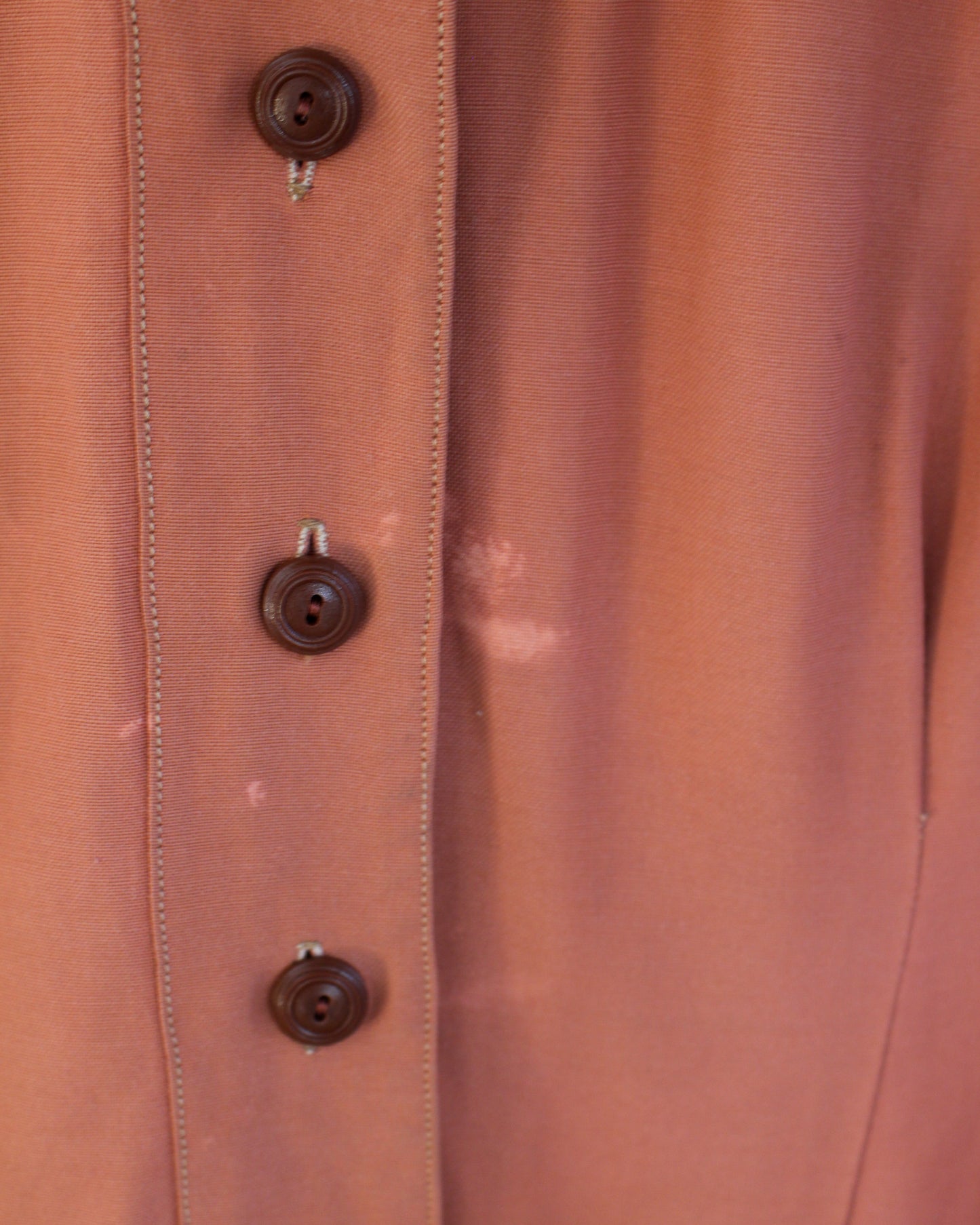 1940s Vintage Floral Chainstitch Western Blouse