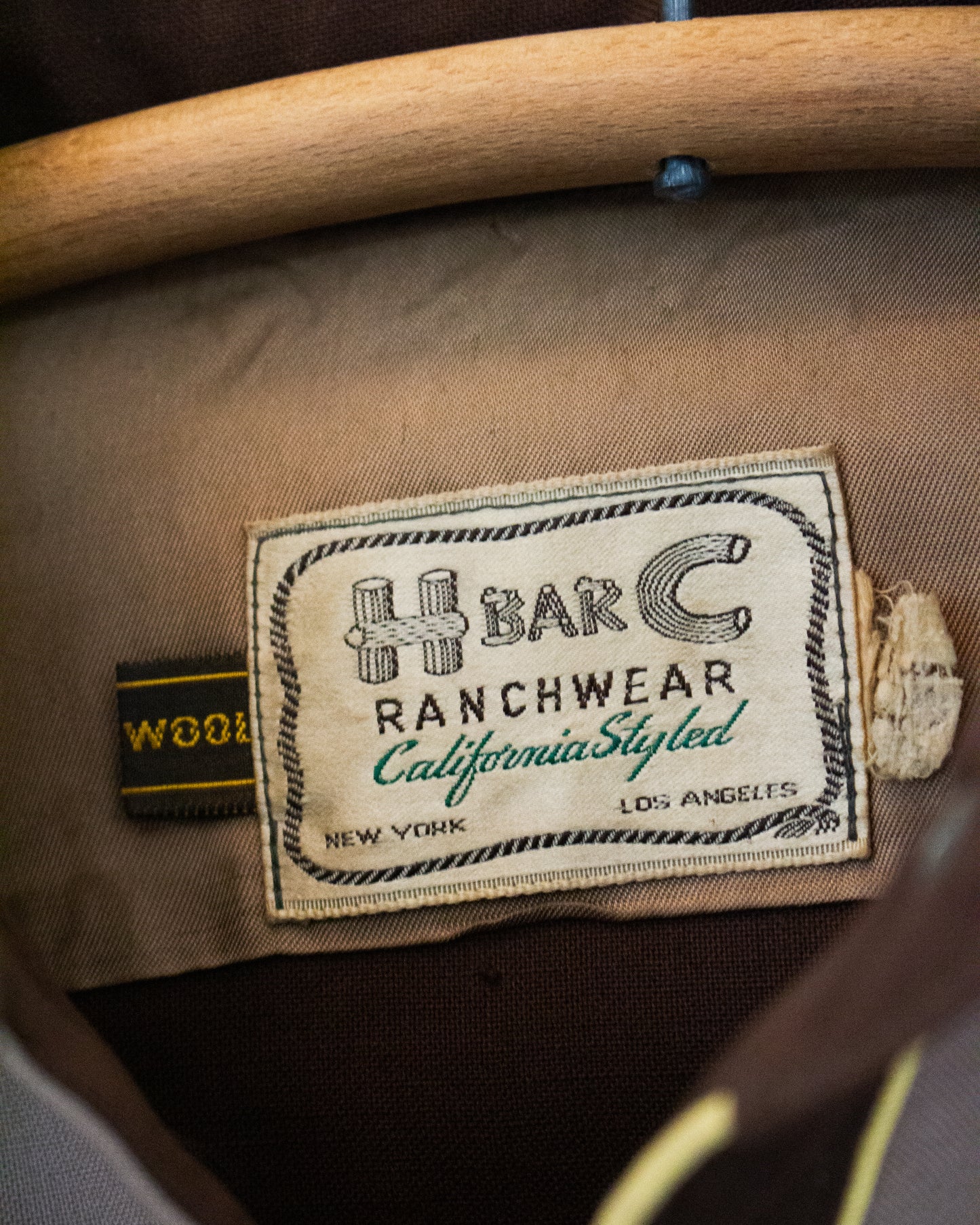 H Bar C Ranchwear label