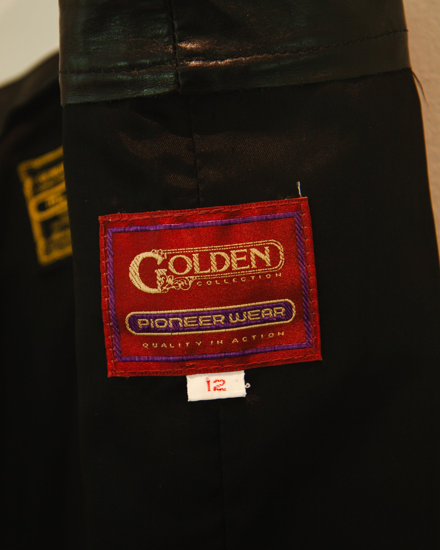 Pioneer Wear Golden Collection Vintage Leather Midi Skirt With Fringe Detail