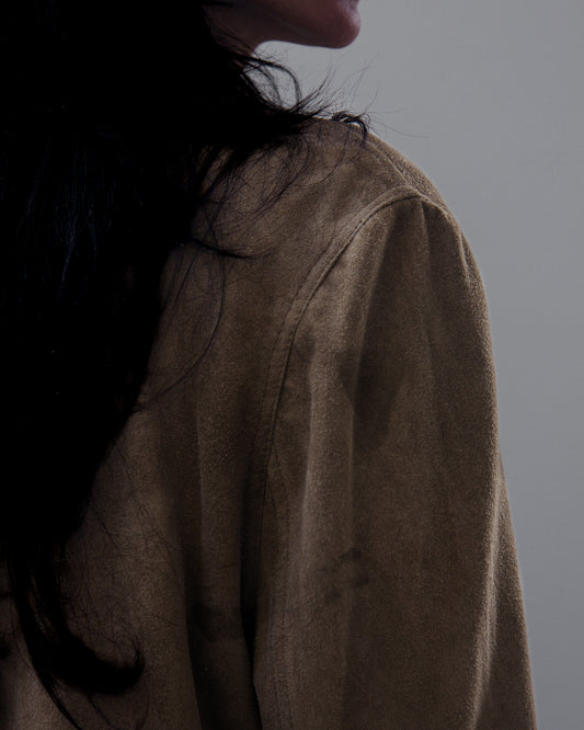 Vintage Suede Two Pocket Shirt