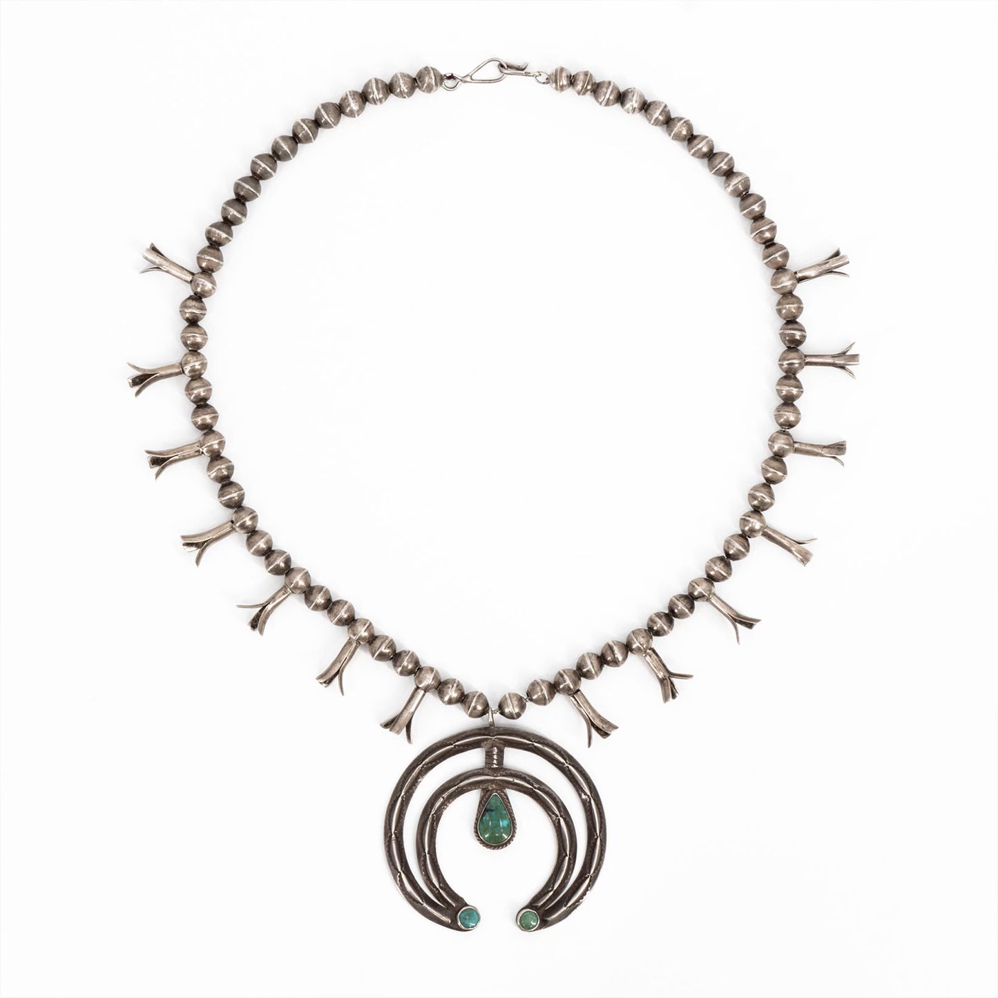 Navajo Squash Blossom Necklace
