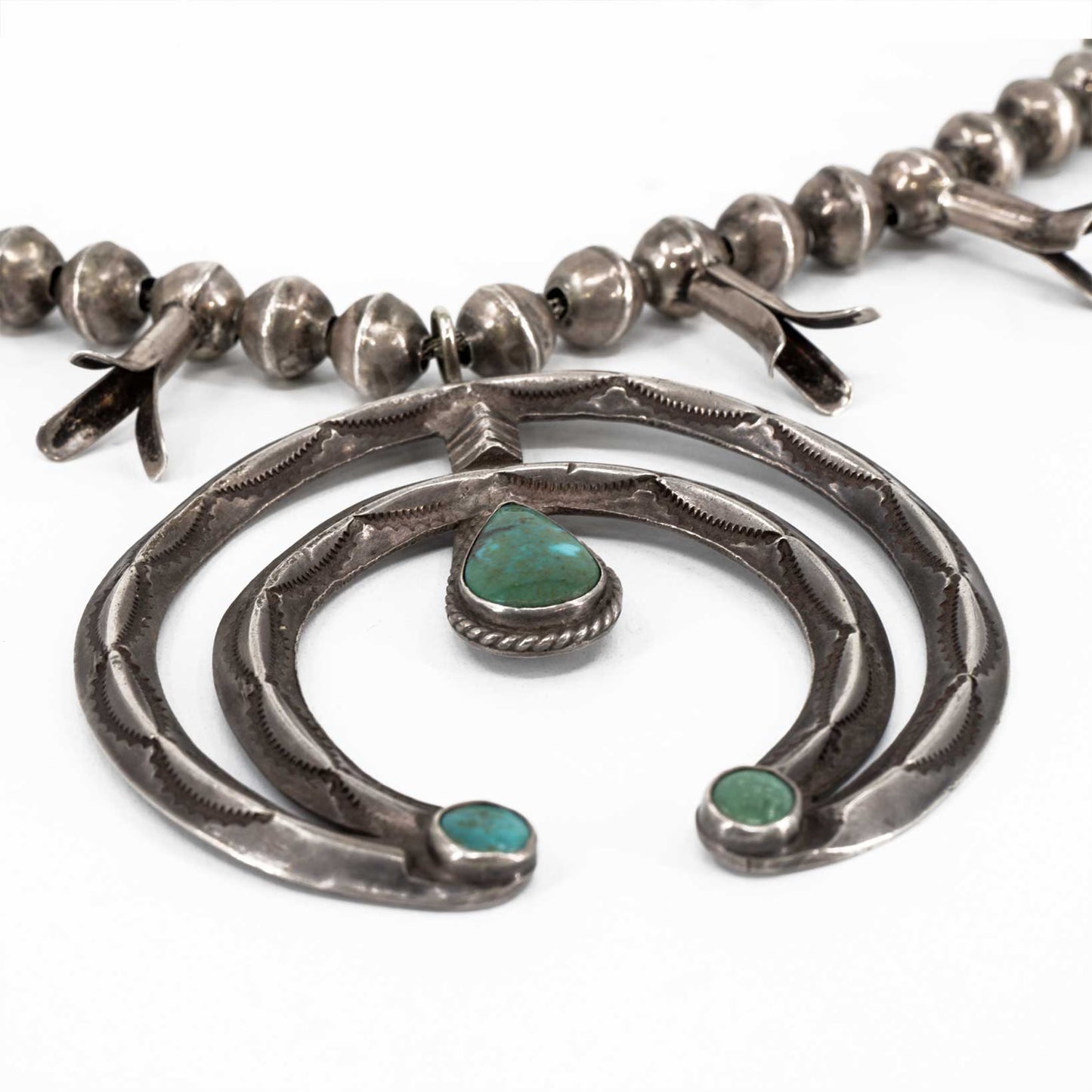 Navajo Squash Blossom Necklace