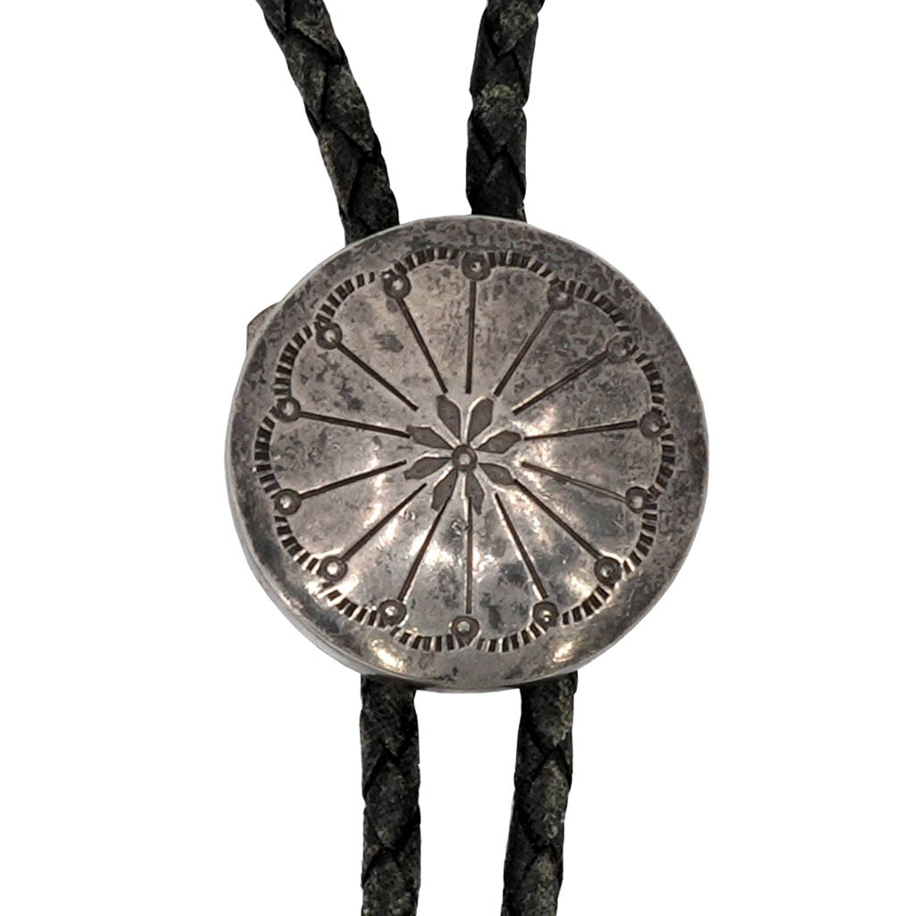 Vintage Stamped Silver Bolo