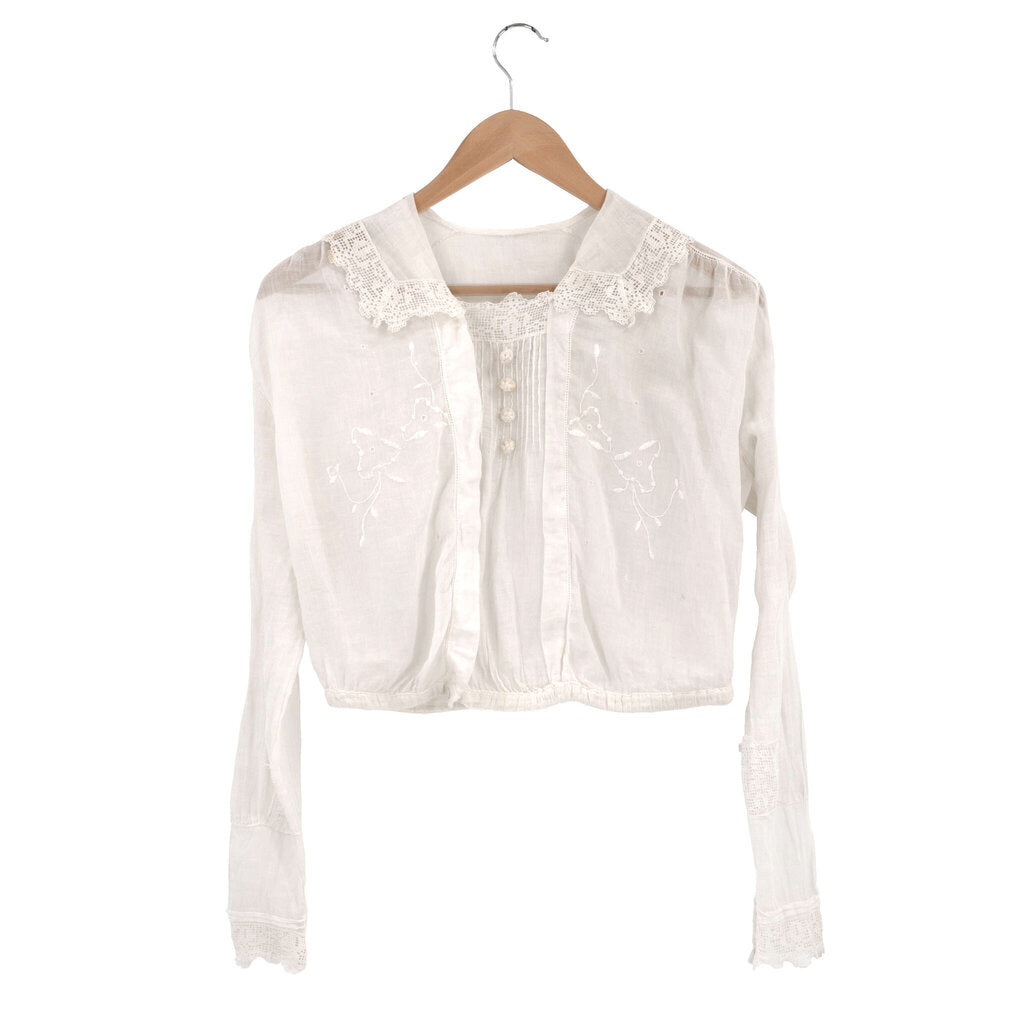 Antique Embroidered Lace Jacket