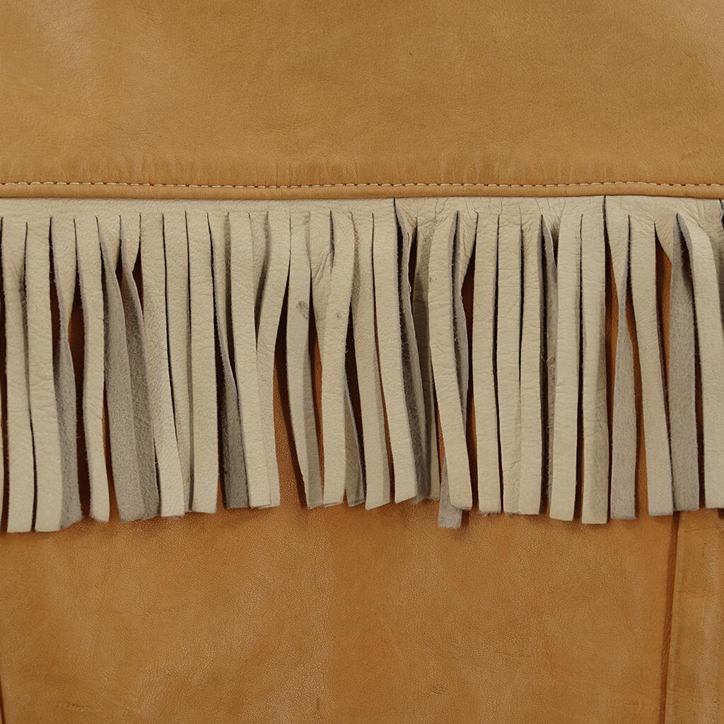 Vintage Leather Fringe Jacket
