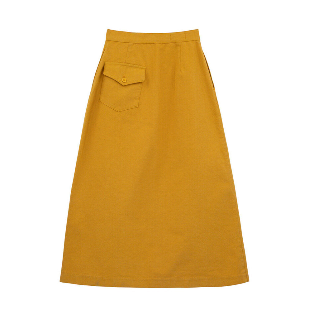Vintage 1970s Button Front Skirt