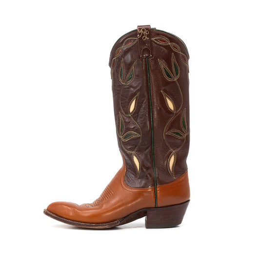 Vintage Two-tone Cowboy Boots