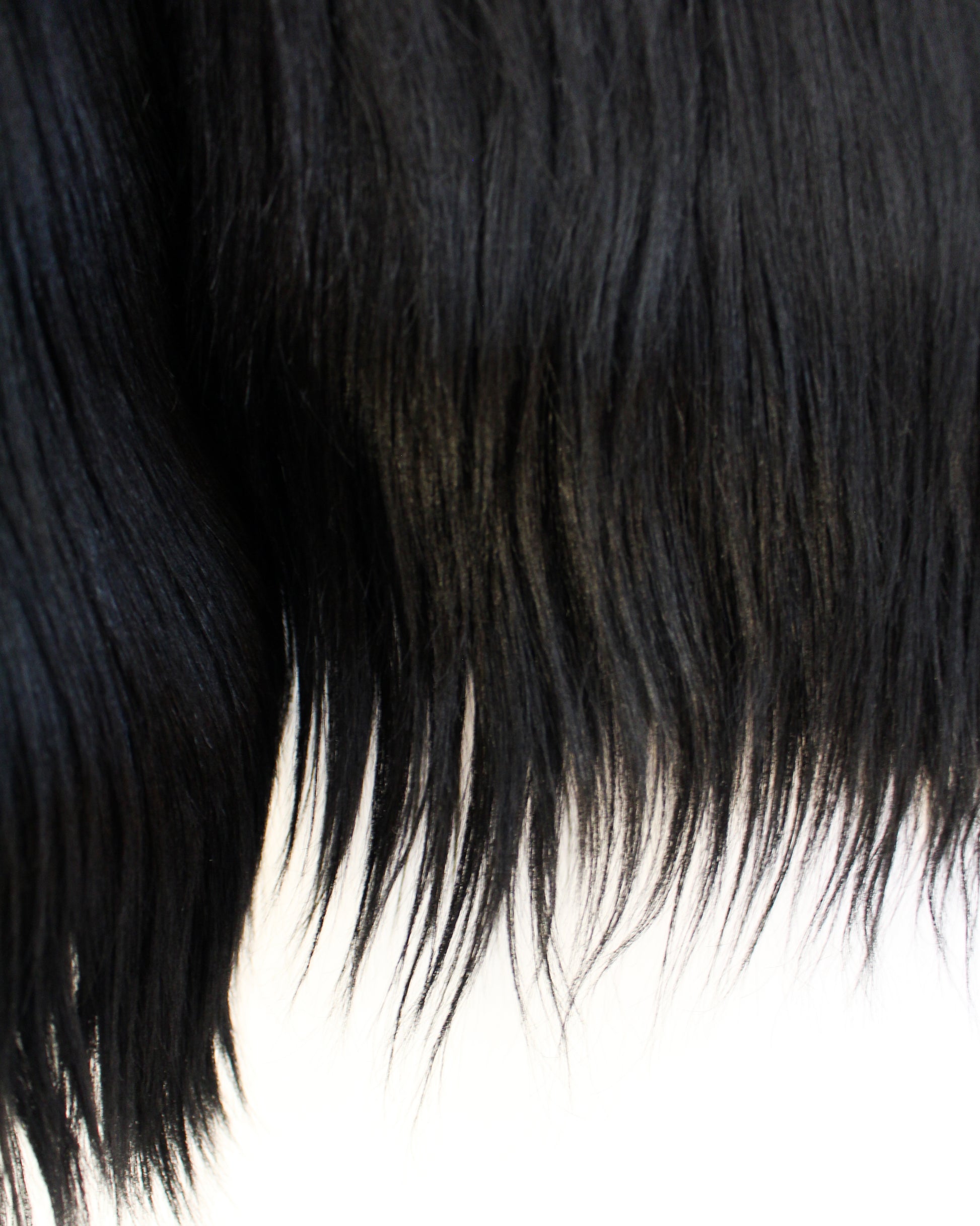 Custom Made Long Hair Goat Fur Jacket