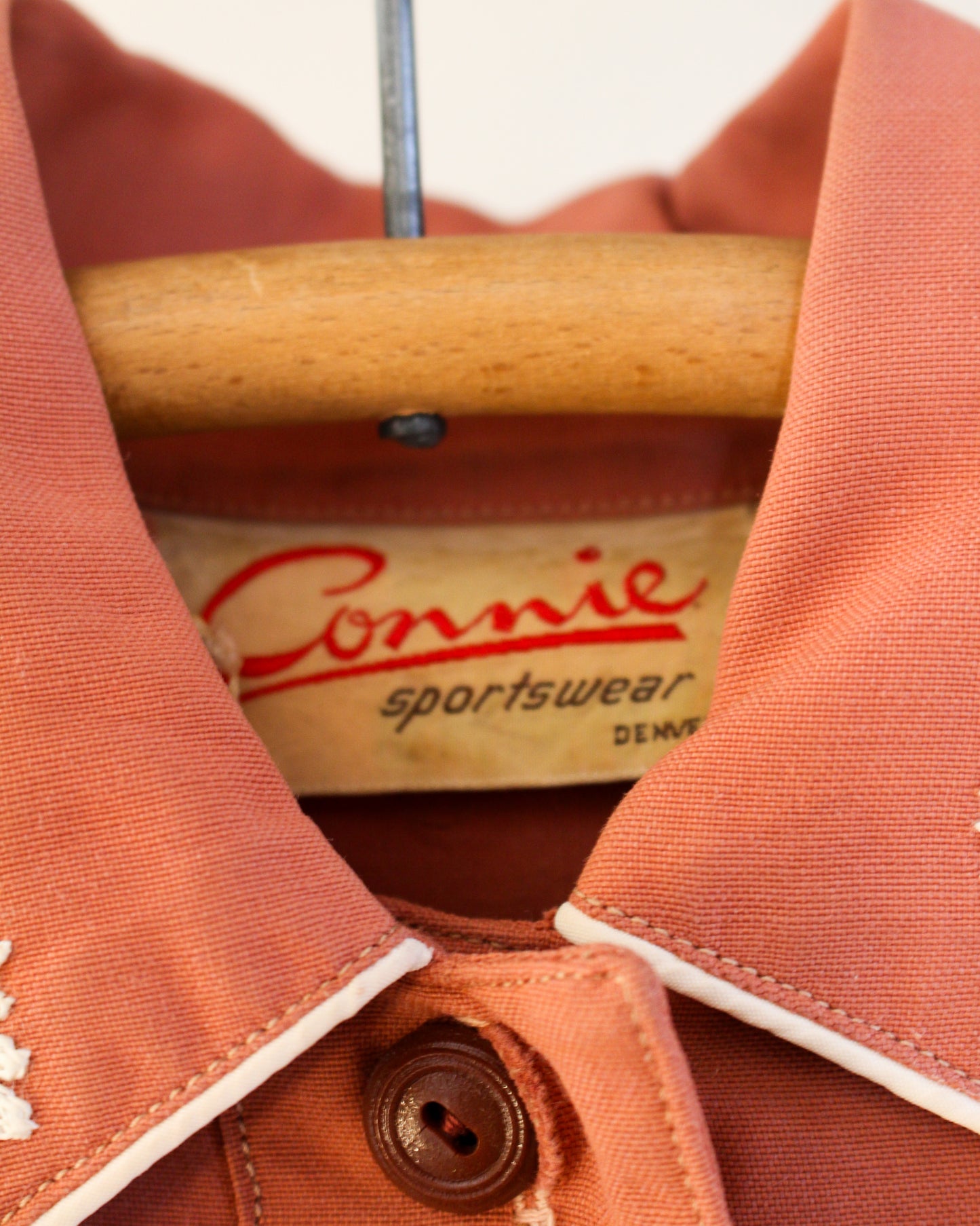 1940s Vintage Floral Chainstitch Western Blouse