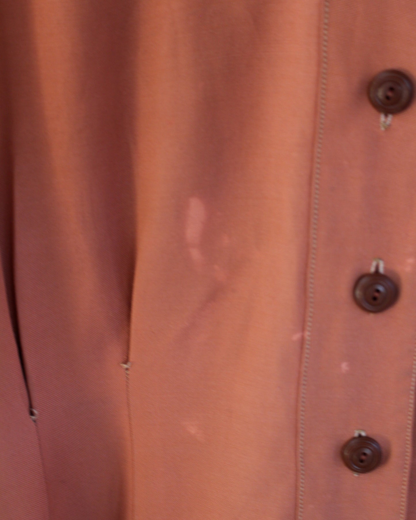 1940s Vintage Floral Chainstitch Western Blouse