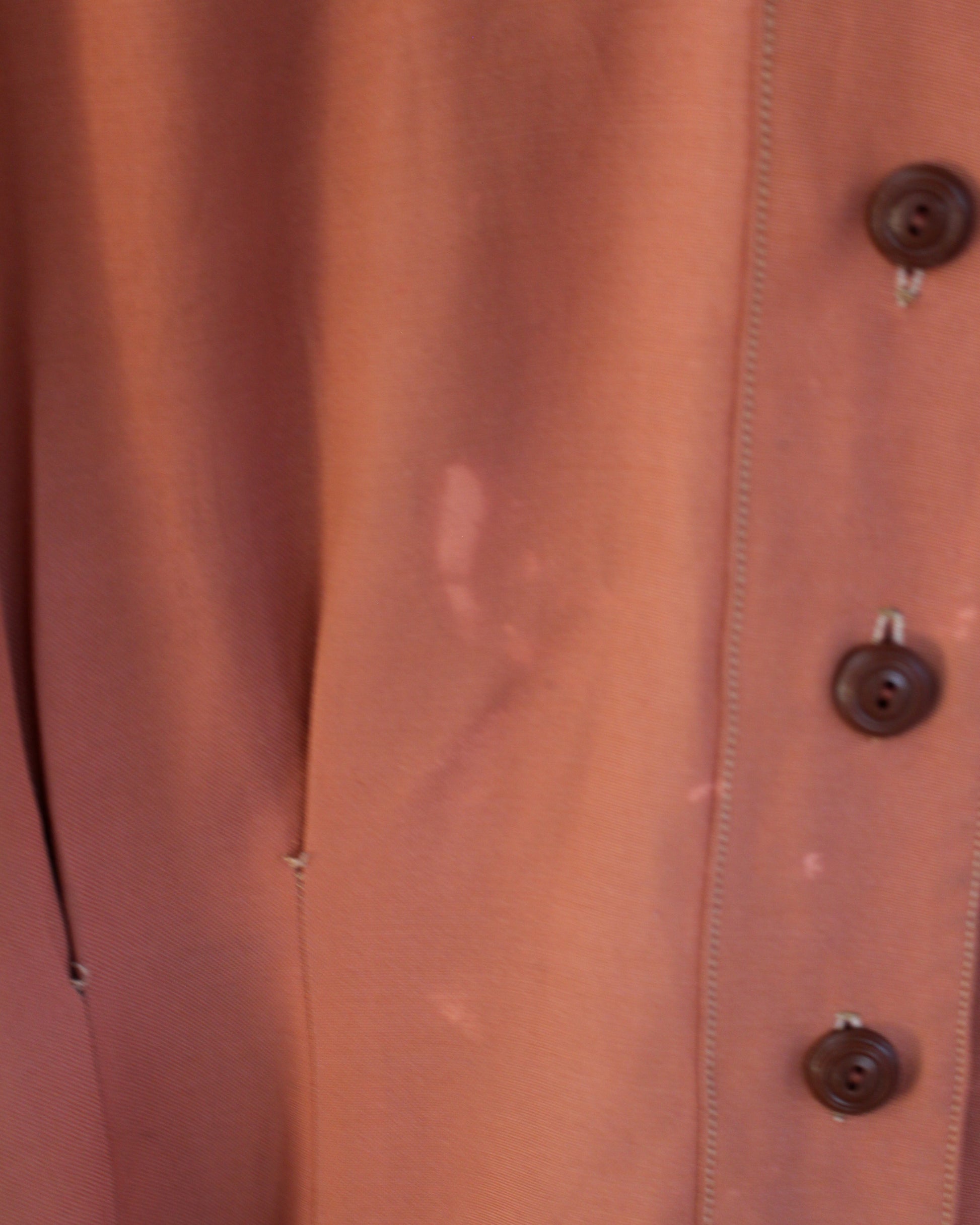 1940s Vintage Floral Chainstitch Western Blouse