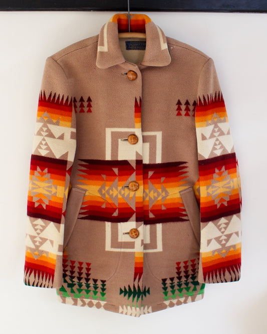 1950s Vintage Pendleton Chief Joseph Wool Coat