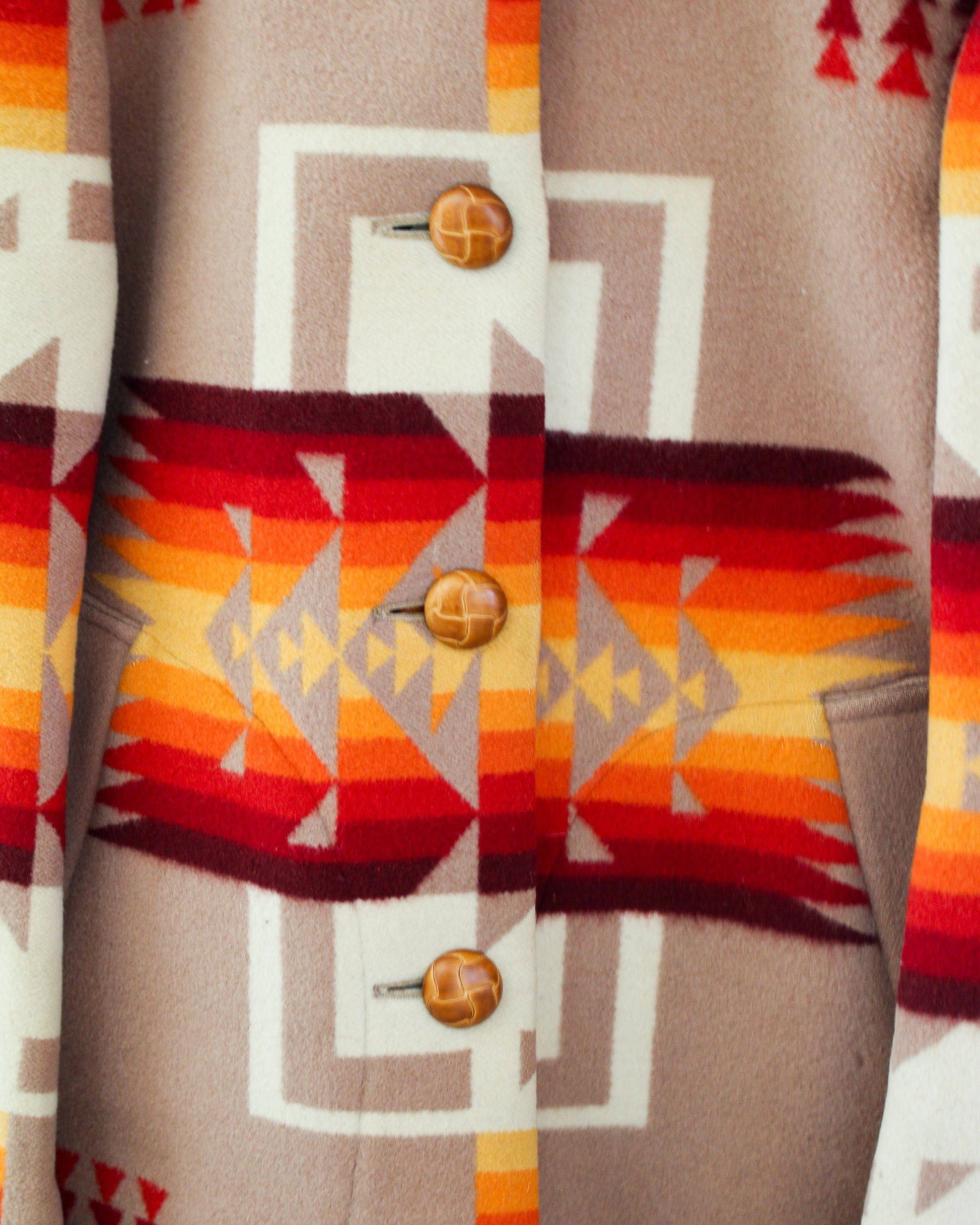 1950s Vintage Pendleton Chief Joseph Wool Coat