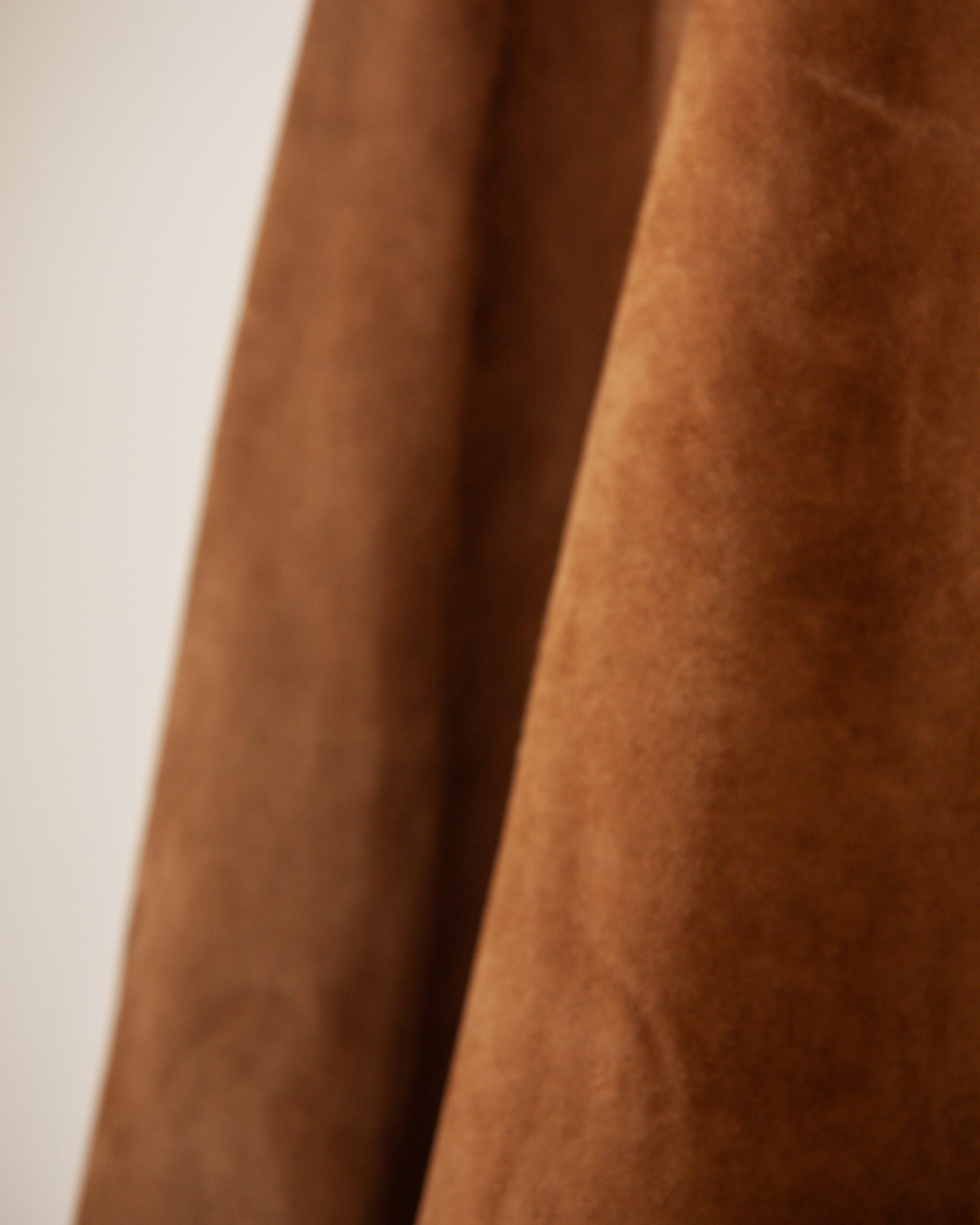 Close-up of brown fabric texture