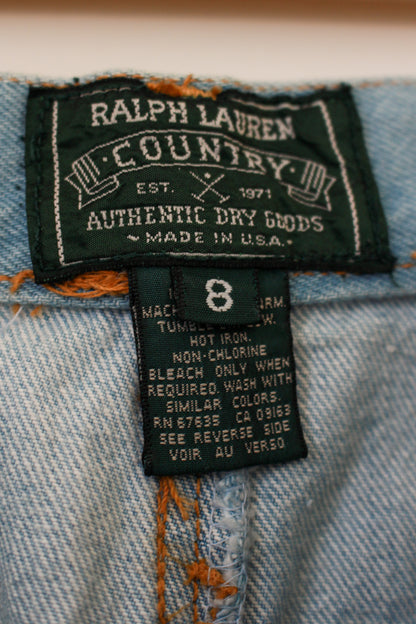 Ralph Lauren Country label on denim fabric