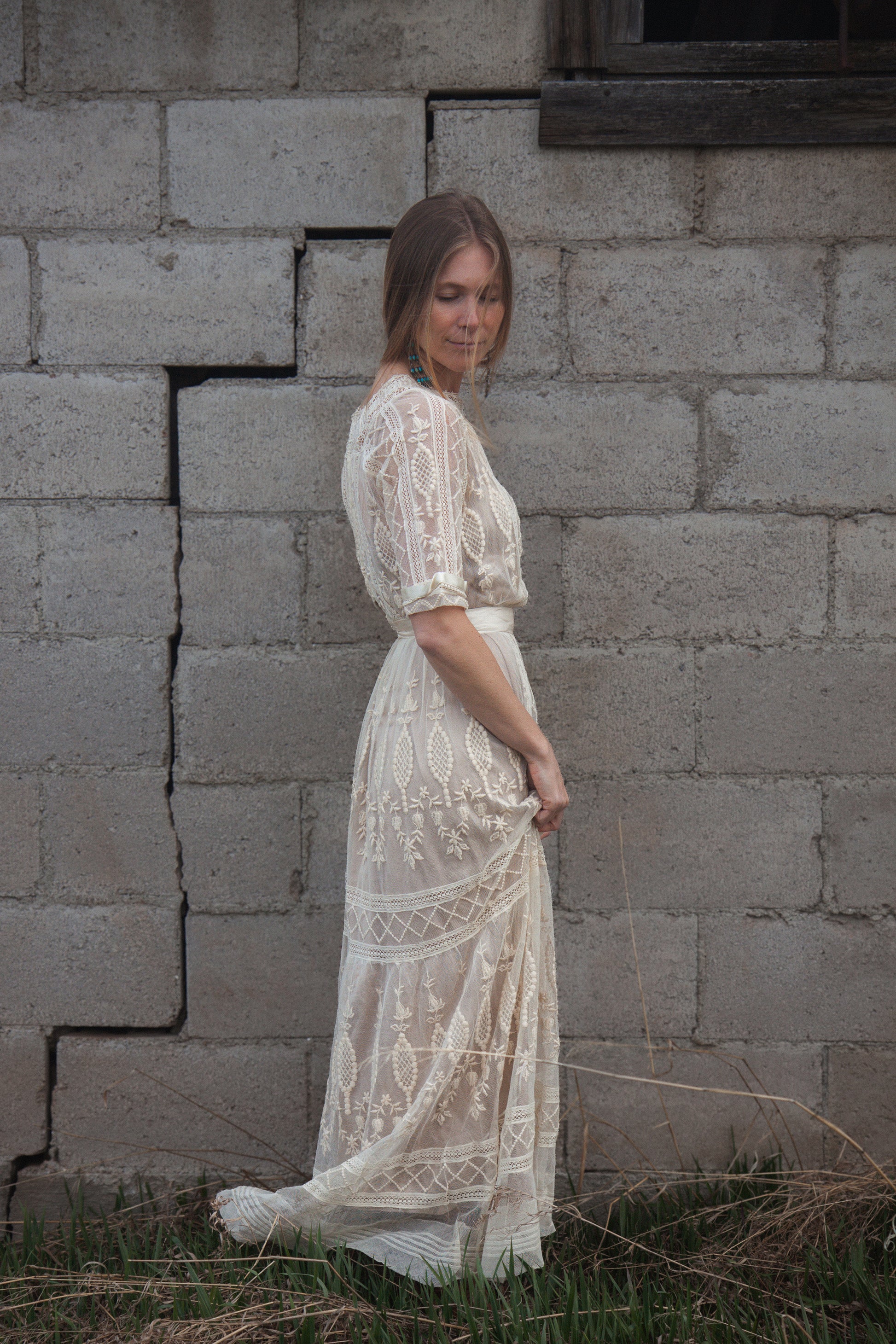 Antique Edwardian Lace Dress