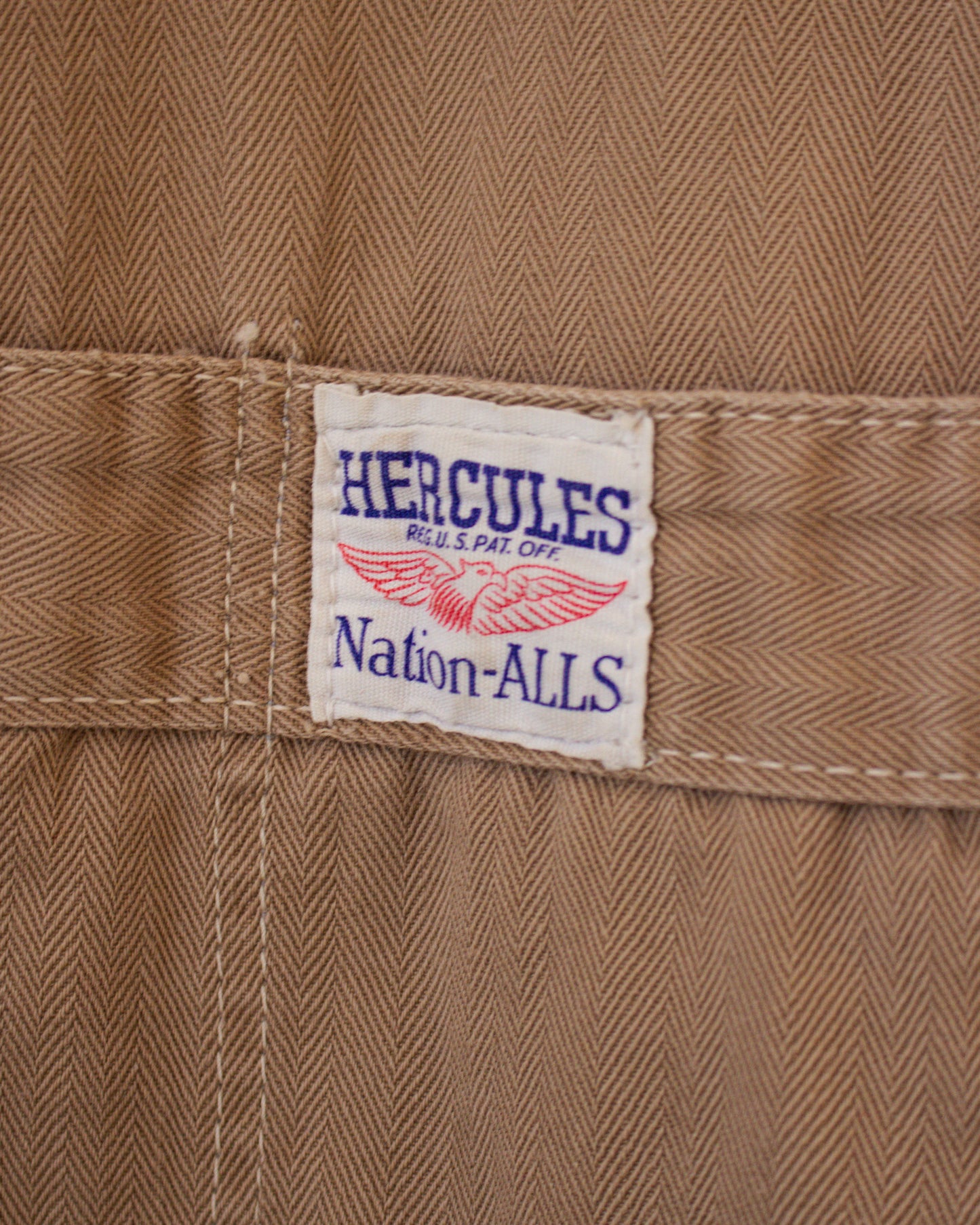 Hercules 1950s Vintage Herringbone Nation-Alls