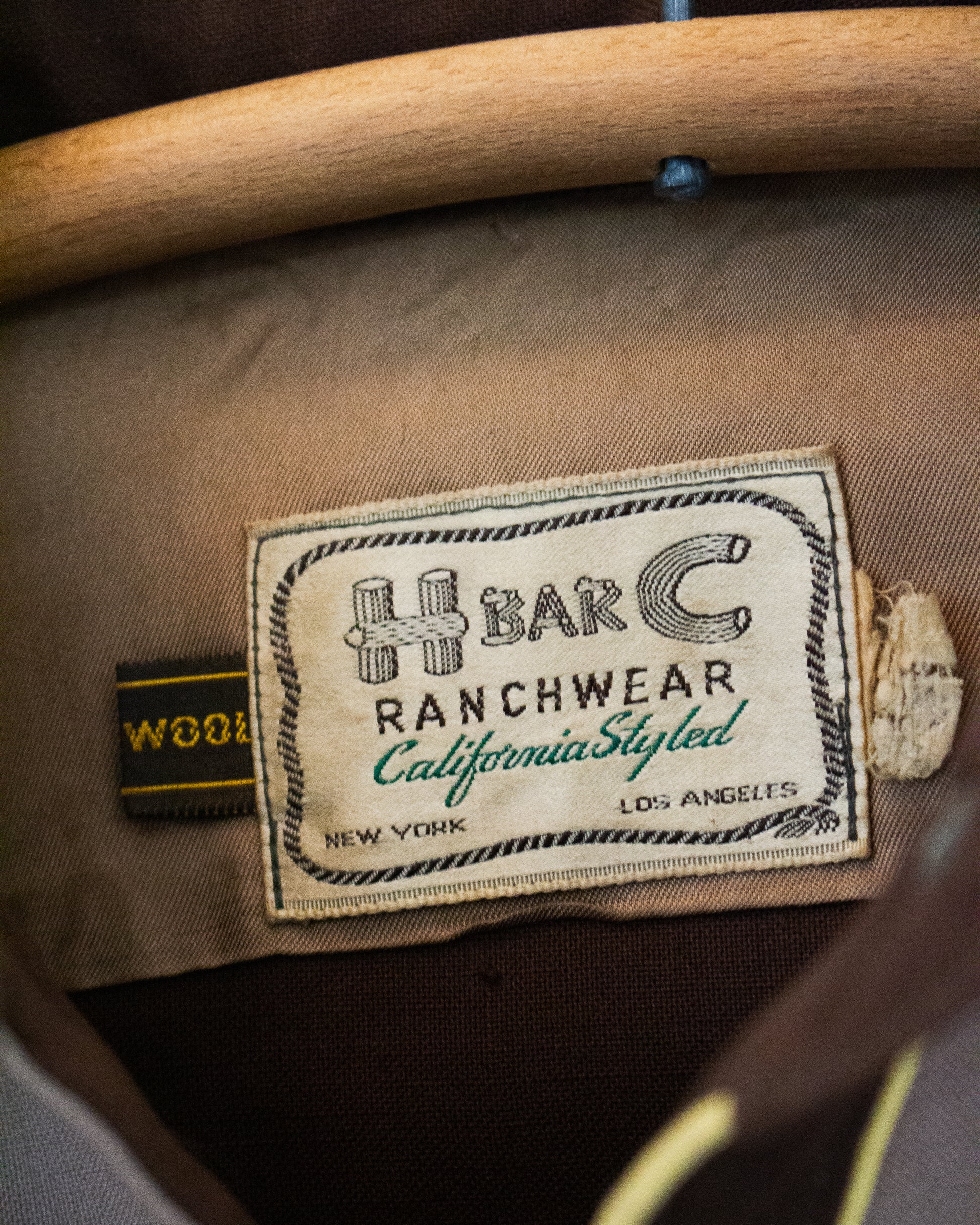H Bar C Ranchwear label