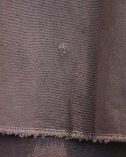 View of small hole on fabric