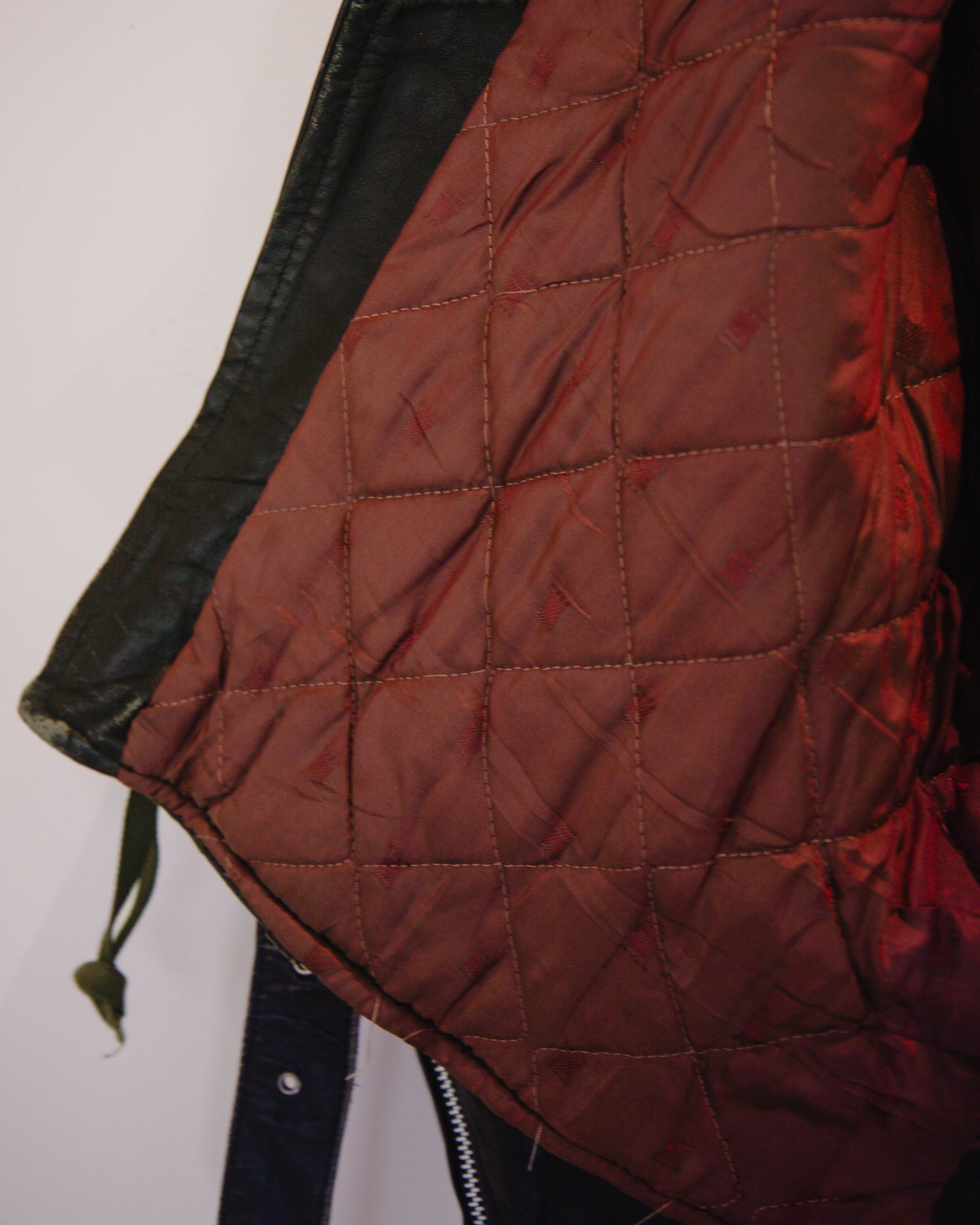 1960s Vintage Leather Moto Jacket