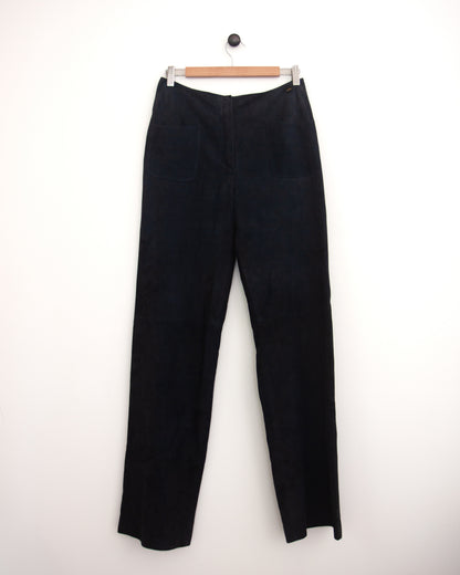 Vintage Karl Lagerfeld 2002 Cruise Collection Suede Pantsuit
