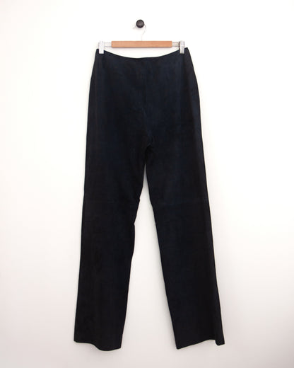 Vintage Karl Lagerfeld 2002 Cruise Collection Suede Pantsuit