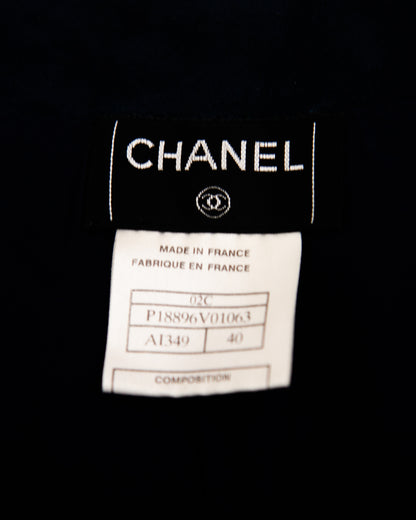 Vintage Karl Lagerfeld 2002 Cruise Collection Suede Pantsuit
