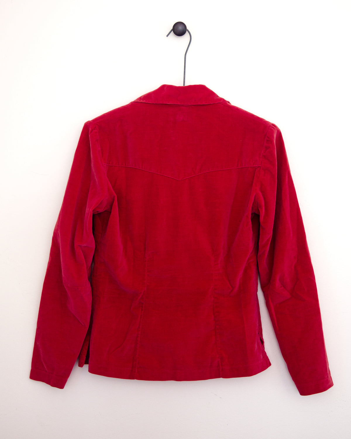 1950s Vintage Velvet Blouse with Thunderbird Conchos