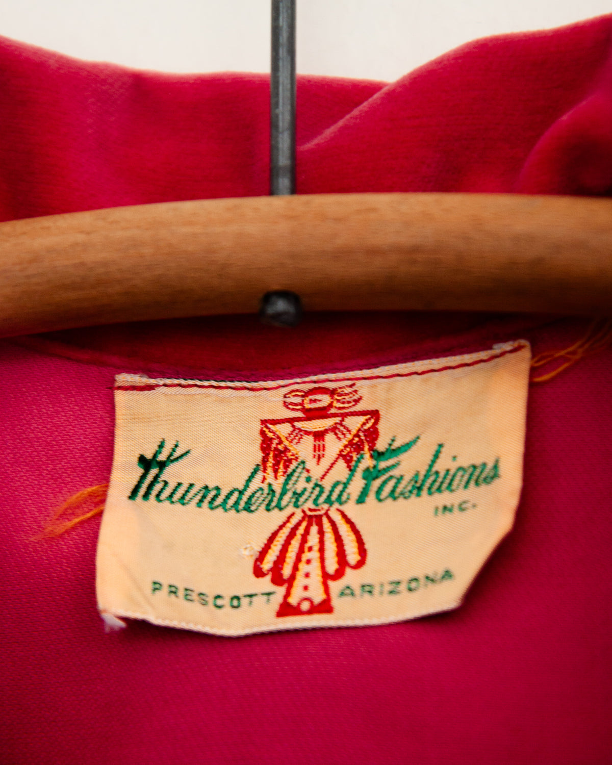 1950s Vintage Velvet Blouse with Thunderbird Conchos