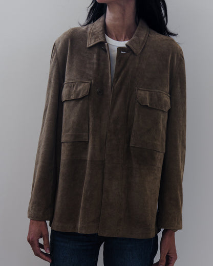 Vintage Suede Two Pocket Shirt