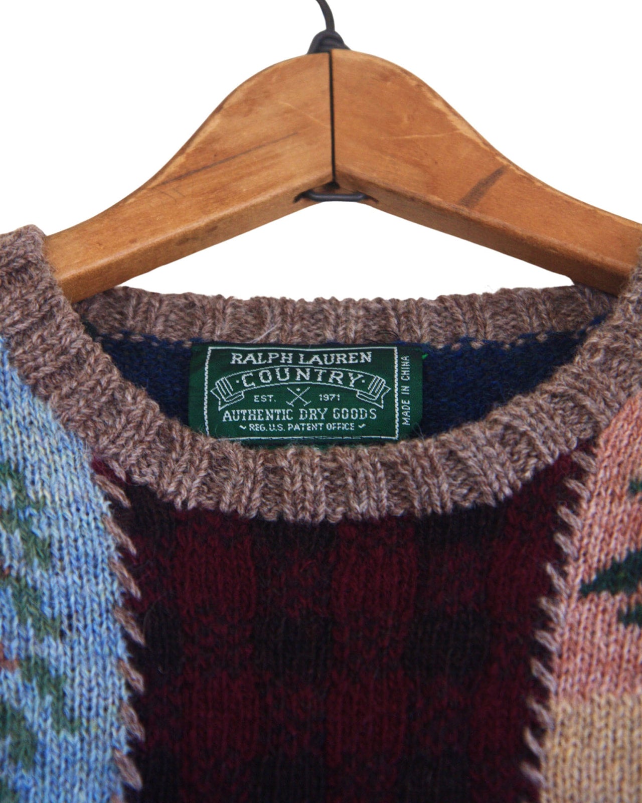 Vintage Patchwork Sweater