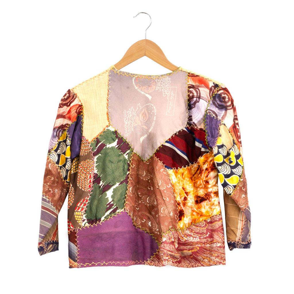 Vintage Crazy Quilt Jacket